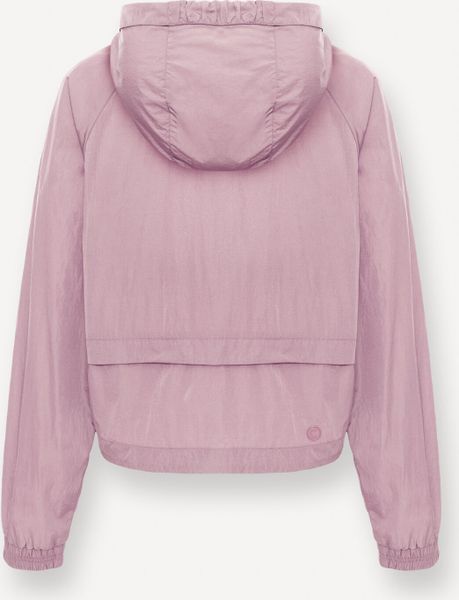 Women's Hooded Jacket IN Semi-glossy Fabric