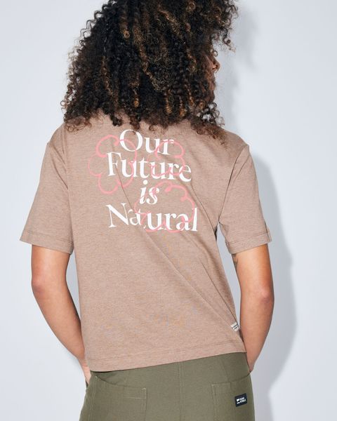 Womens Yonder Merino Organic Cotton Tee-shirt