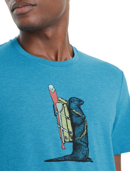 Men Central Classic Short Sleeve Tee Otter Paddle