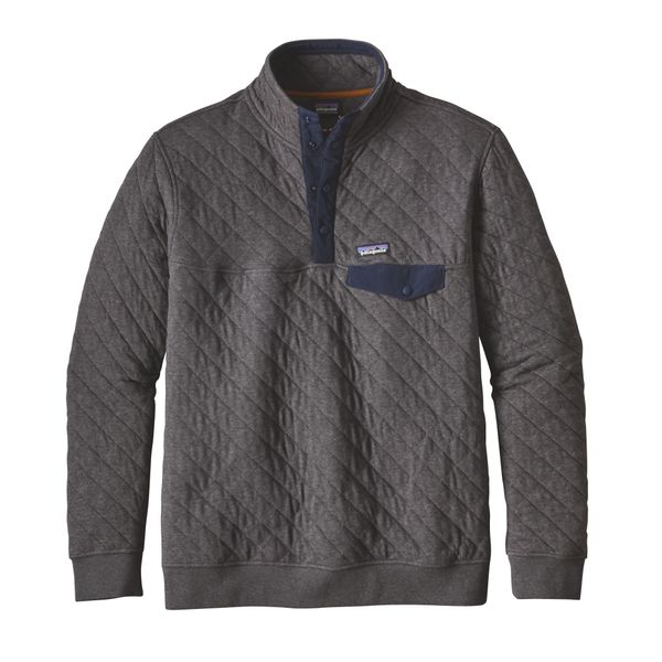 M's Organic Cotton Quilt Snap-T Pullover