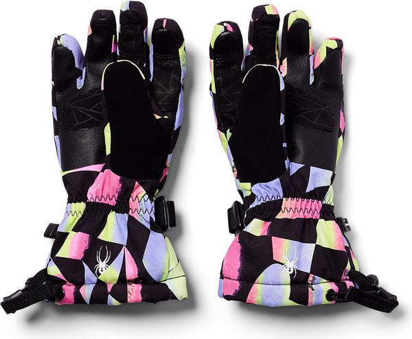 Spyder Synthesis - Guanti Unisex Per Bambini, Caldi E Impermeabili, In Poliestere Riciclato Con Isolamento Primaloft Silver Eco