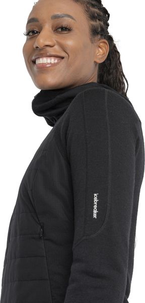 Women Merino Quantum Hybrid Long Sleeve Zip Hoodie