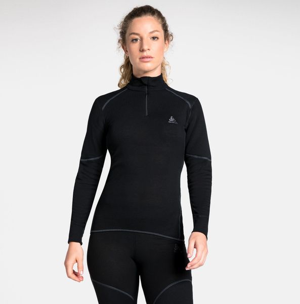 BL TOP Turtle Neck Long Sleeve Half Zip Active X