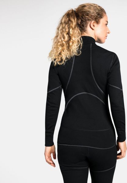 BL TOP Turtle Neck Long Sleeve Half Zip Active X