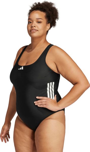 3 Stripes C-back Swimsuit (plus Size)