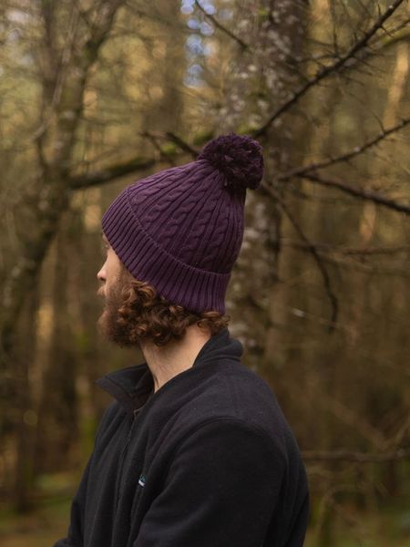 Bobble Beanie (rpet) - Berry