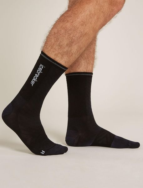 Men Merino Blend Run+ Ultralight Crew Cloud Dye