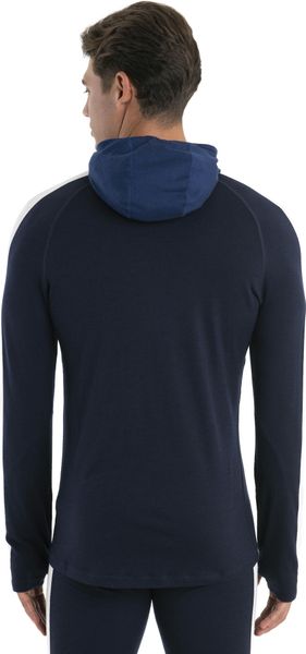 Men Merino 200 Sonebula Long Sleeve Half Zip Hood