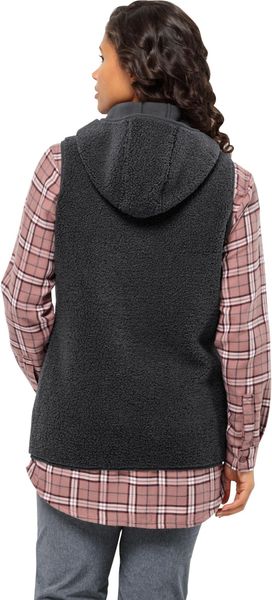 High Curl Long Vest W