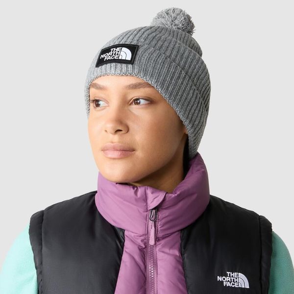 TNF Logo Box Pom Beanie