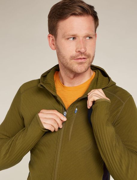Men Descender Long Sleeve Zip Hood