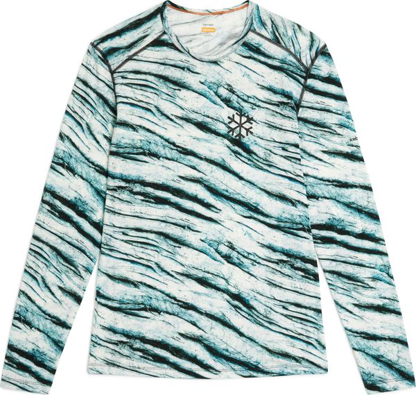 Men Merino 200 Oasis Long Sleeve Crewe Protect Our Winters AOP