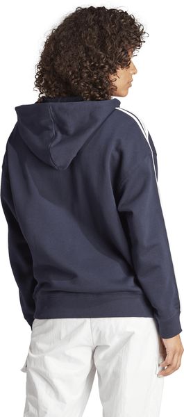 Essentials 3-STRIPES French Terry Oversized Full Zip Hoodie