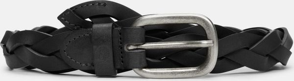 Womens 25mm Braided Leather Belt