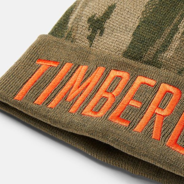 Mens Camo Jacquard Hat