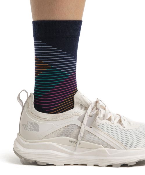 W Lifestyle Fine Gauge Crew Dashes