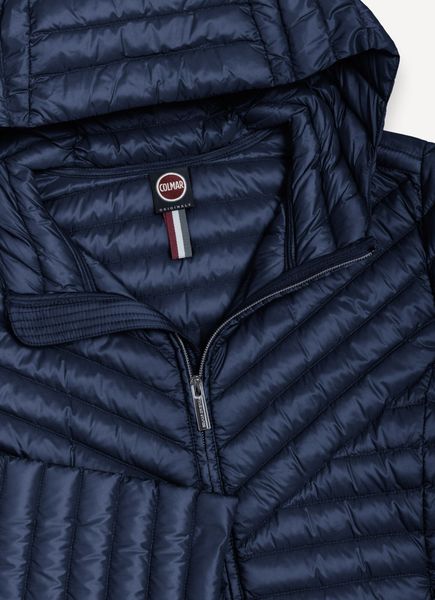 Hoodie Quilted Jacket, Natural Down Light Weight