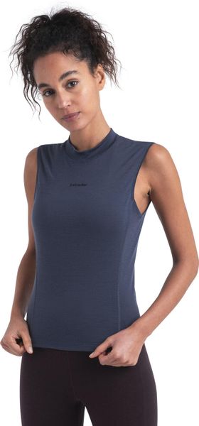 Women Merino 200 Hike Mock Neck Tank Top