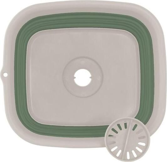 Collaps Wash Bowl W/Drain Shadow Green