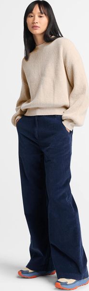 Womens Wool Blend Crew Sweater