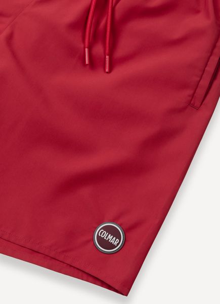 Solid Color Swim Trunk IN Stretch Fabric