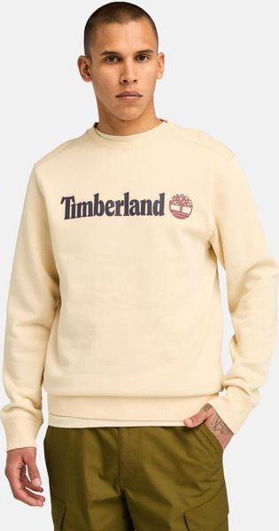 Mens Linear Logo Crew Neck Sweatshirt