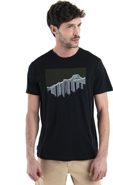 Men Merino 150 Tech Lite III Short Sleeve Tee Pinnacle Grid