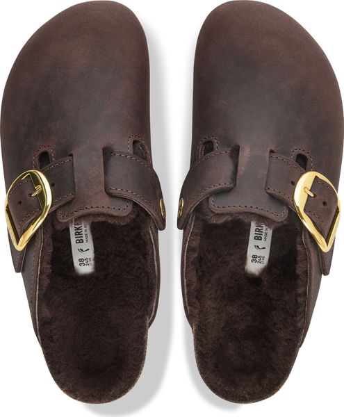 Boston BB Shearling Natural Leather, Oiled LAF
