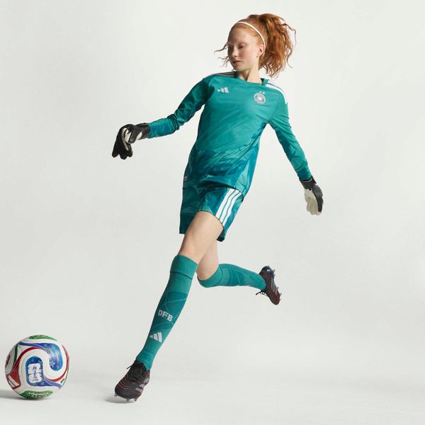 Germany 26 Home Authentic Goalkeeper Long Sleeve Jersey