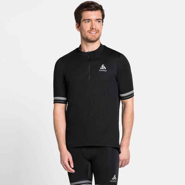 Stand-up Collar Short Sleeve 1/2 Zip Essential