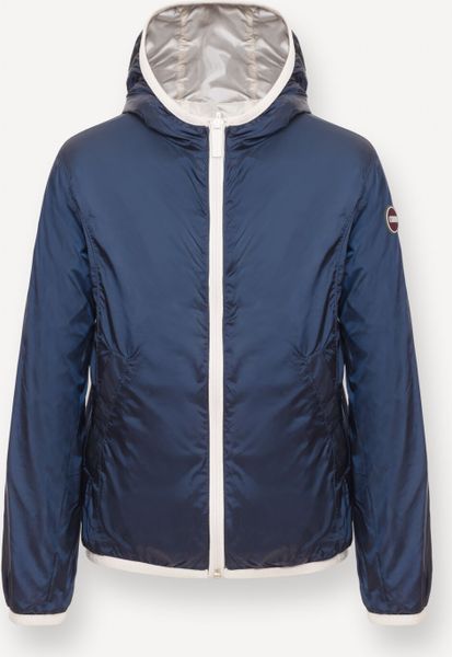 Reversible Printed Jacket With Hood