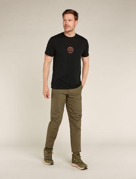 Men Merino 150 Tech Lite Short Sleeve Tee Icebreaker Logo Reflections
