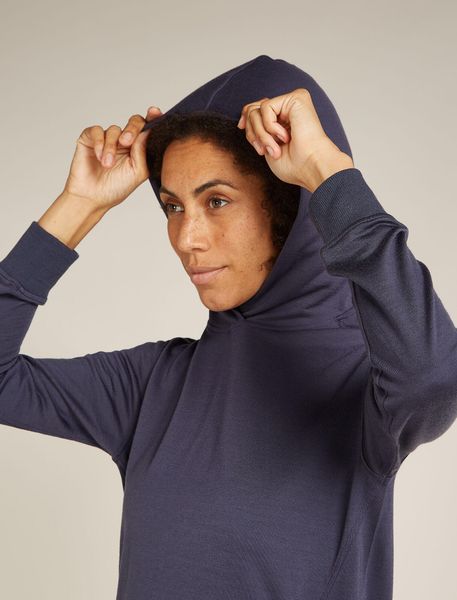 Women Merino Blend 200 Crush Long Sleeve Dress