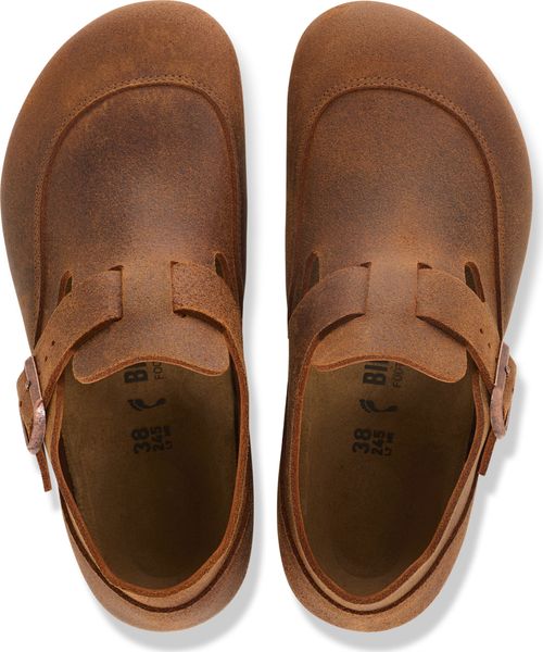 London Nova Basecamp Velour Leather Wax Pra. Brown