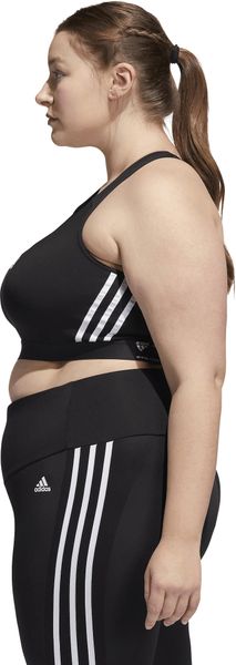 Powerreact Training Medium-support 3-Stripes Bra (plus Size)