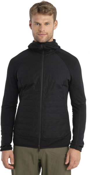 Men Merino Quantum Hybrid Long Sleeve Zip Hoodie