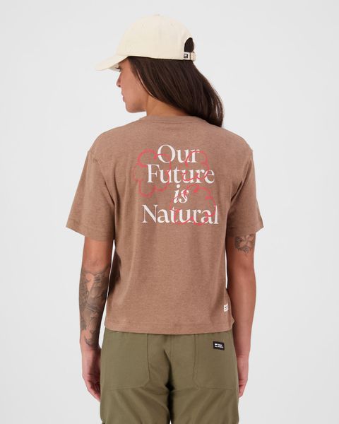 Womens Yonder Merino Organic Cotton Tee-shirt