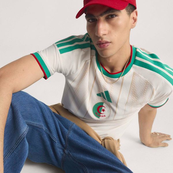 Algeria 26 Home Authentic Jersey Men