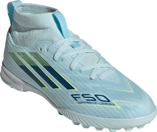 F50 Sparkfusion League Mid Cut Turf Football Shoes Kids