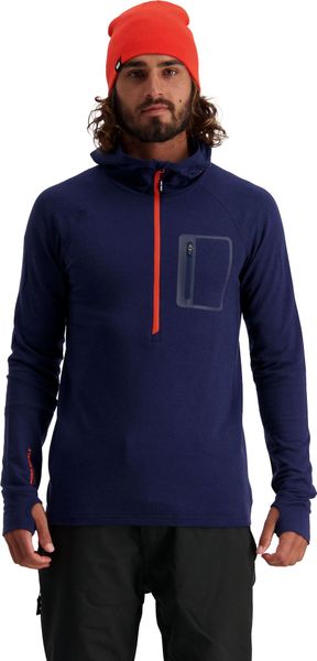 Mens Traverse Midi Half Zip Hoody