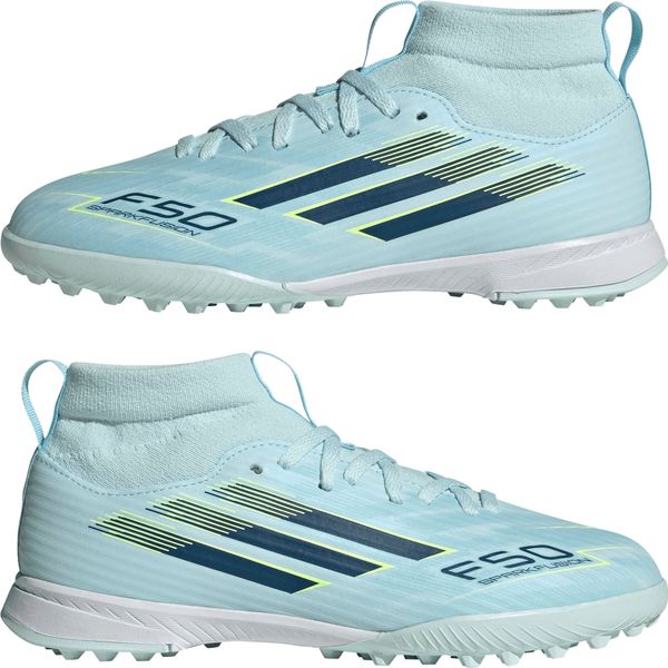 F50 Sparkfusion League Mid Cut Turf Football Shoes Kids