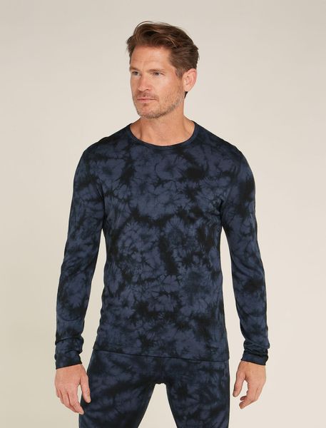 Men Merino 200 Oasis Long Sleeve Crewe Cloud Dye