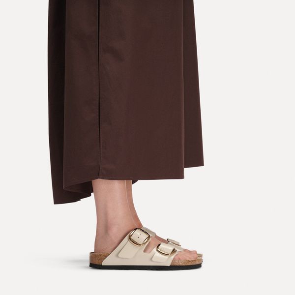 Arizona Big Buckle Natural Leather Patent Women