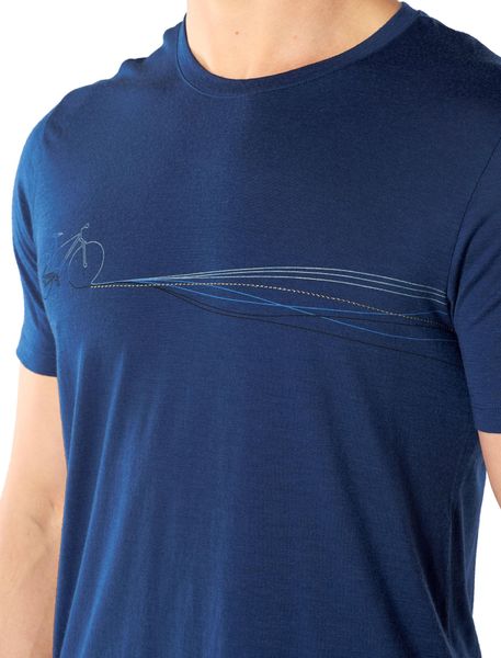 Mens Tech Lite Short Sleeve Crewe Cadence Paths