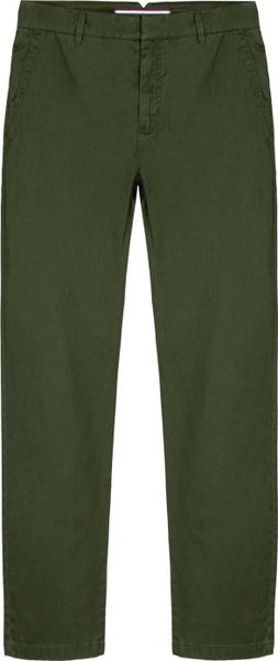 Cotton Gabardine Chino Trousers