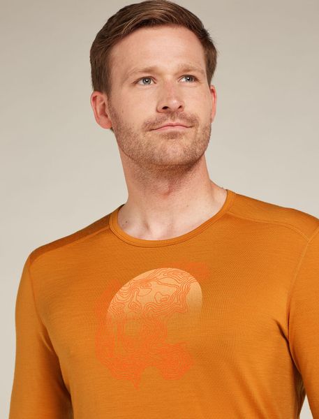Men Merino 200 Oasis Long Sleeve Crewe Ruapehu Round