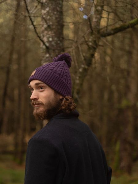 Bobble Beanie (rpet) - Berry