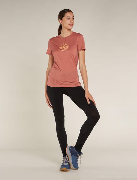 Women Merino 150 Tech Lite Short Sleeve Tee Camping Circle