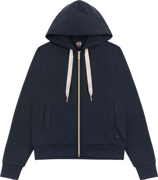 Full Zip Hoodie With Drawstring With Logo