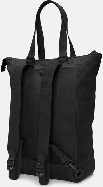 Canvas X Leather Canvas Tote Backpack